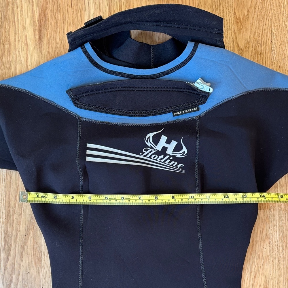 Hotline Shorty Half Sleeve Wetsuit with chest zip. W8 - Picture 6 of 8